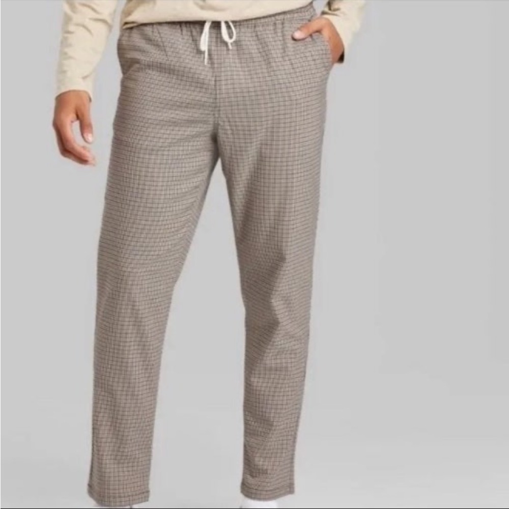 Adult tapered woven joggers original use brown xs